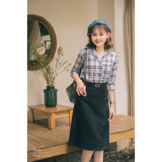 Áo sơ mi nữ công sở cổ vest thiết kế Bazzi-ẢNH THẬT TỰ CHỤP