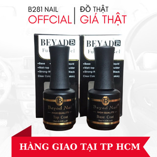 Base top beyad nail mỹ, sơn gel base top chính hãng 18ml