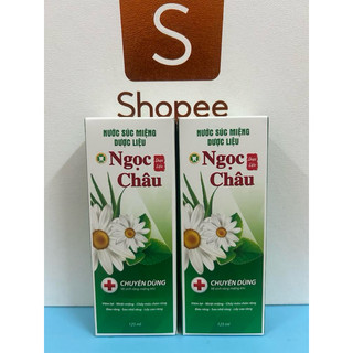 Nước súc miệng dược liệu Ngọc Châu 125ml