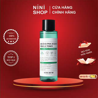 Nước Hoa Hồng Ngừa Mụn Some By Mi AHA.BHA.PHA 30 Days Miracle Toner 150ml - ninishop