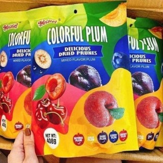 Ô mai Colorful Plum mix nhiều vii gói 408g