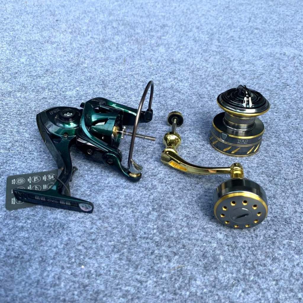 MÁY CÂU YOLO BF    /3000/ 4000/5000/6000  🔎Vị trí tay quay Trái/ Phải,máy câu cá yolo xịn, máy câu c