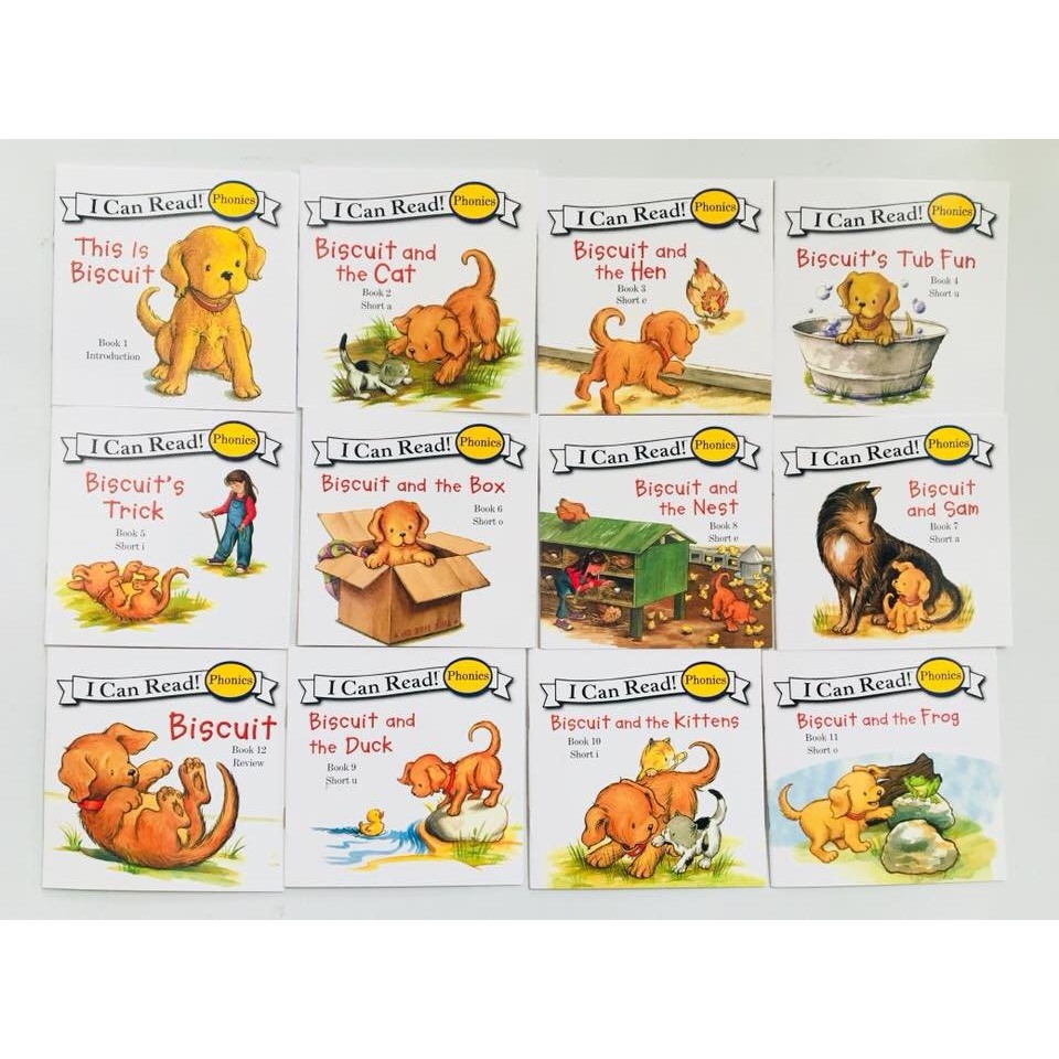 Bộ sách - I can read Biscuit  (bộ 24 cuốn kèm file nghe)