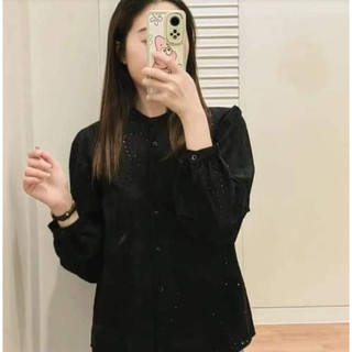 [SẴN SHIP NGAY] Áo thêu lỗ Uni Auth chất vải mát