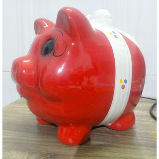 Heo đất tiết kiệm có nơ size lớn 28cm