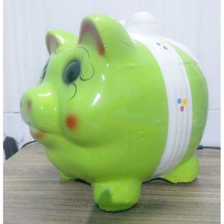 Heo đất tiết kiệm có nơ size lớn 28cm