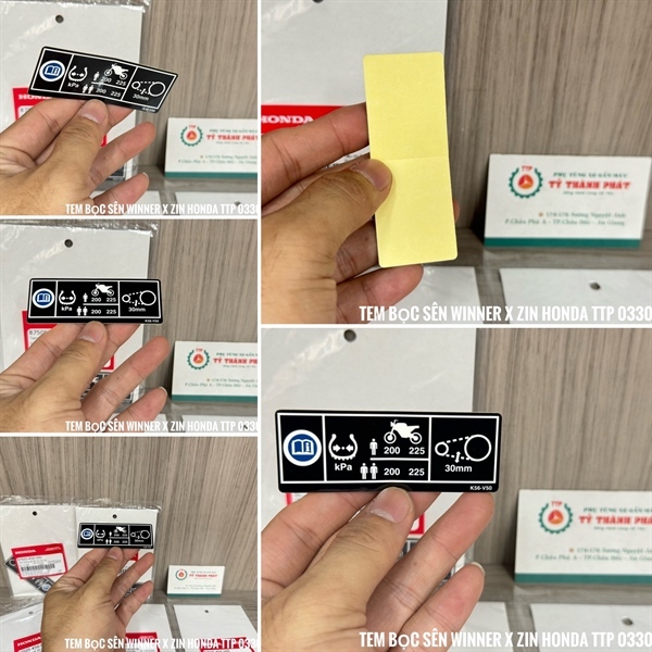 Tem thông số Winner X zin