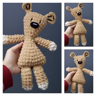Gấu bông teddy bear bằng len handmade