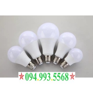 Bóng búp tròn kín nước bóng led 3w 5w 7w 9w 12w 15w led bulb tròn trắng/ vàng