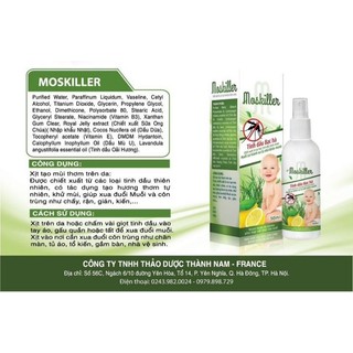 Tinh dầu bạc hà đuổi muỗi moskillr 50ml