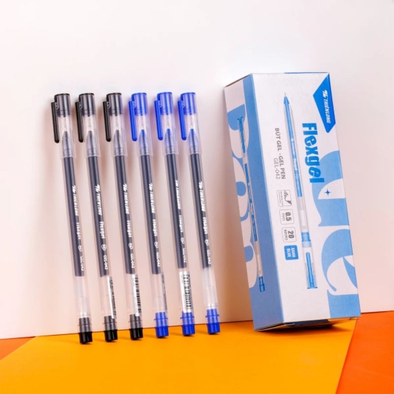 BÚT MỰC HỌC SINH NHANH KHÔ THIÊN LONG GEL 042 - BÚT GEL VIẾT ÊM FLEXGEL