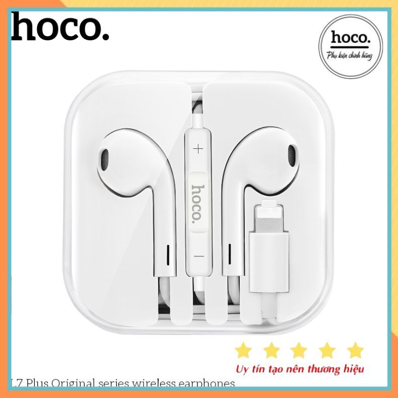 Tai nghe nhét tai có dây chân dẹt L7 Plus dành cho 7/8/X/Xsmax/11/12/13/pro max promax