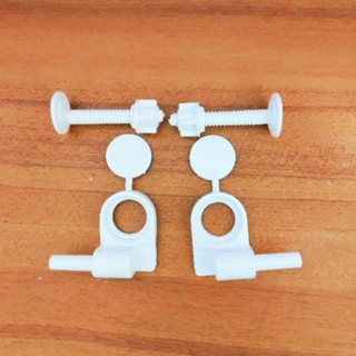 Ốc Nắp Bồn Cầu Nhựa Trắng (dùng cho nắp thông dụng)