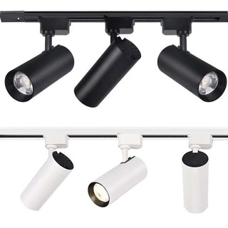 Combo 3 đèn rọi ray và 1 thanh ray 1 mét công suất 20w, 30w hapova dr 02