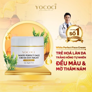 Kem dưỡng trắng da mặt Yococi White Perfect Face Cream Day Night - 20g