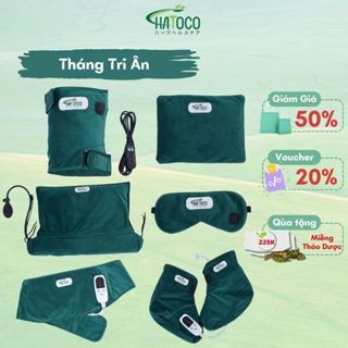 Đai Chườm Thảo Dược Hatoco Đa Năng, Đai Thảo Dược Chườm Mắt, Vai Gáy, Body, Lưng Bụng, Chân Khớp Gối, Khuỷu Tay