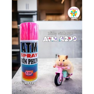 Sơn xịt atm spray màu hồng a299