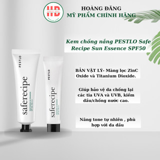 Kem Chống Nắng vật lý Cho da Nhạy Cảm PESTLO Saferecipe