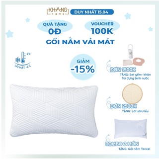 Gối Nằm Trẻ Em Vải Mát Cool Fabric Khang Home - Công Nghệ Vải Mát Dịu Tức Thì