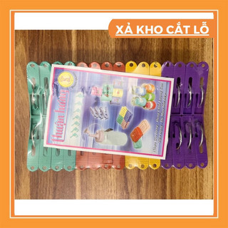 Vỉ 30 cặp - kẹp phơi quần áo Thuận Hưng cỡ nhỏ