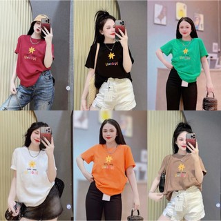 Áo Thun Nữ Vải CottonThái Xịn Đẹp Chất Êm Mịn Dày Dặn In Hình Tùy ChọnTheo Ý Khách MIYUNA