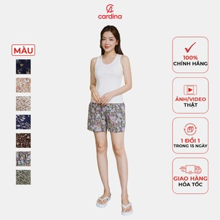 Quần short nữ CARDINA chất liệu cát Hàn thoải mái mát mẻ ngày hè màu sắc trẻ trung năng động 4QSA03