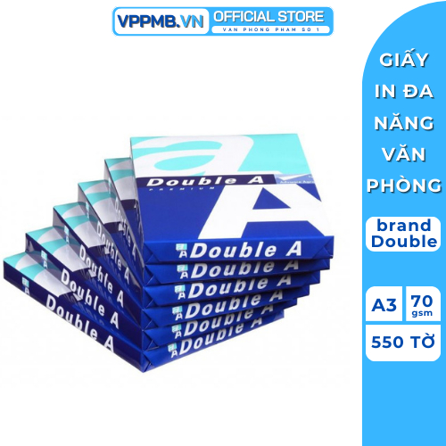 Giấy in A3 DL70GSM, Giấy photo double A3 500 tờ