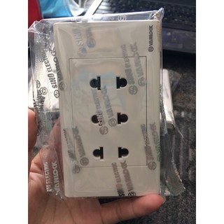[SINO] Mặt 3,2,1 Ổ Cắm - 2 Chấu  thông dụng cho mọi gia đình tiện lợi, chắc chắn