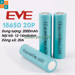 Cell 18650 eve li-ion 3.7v 2000mah 10c - xả 20a