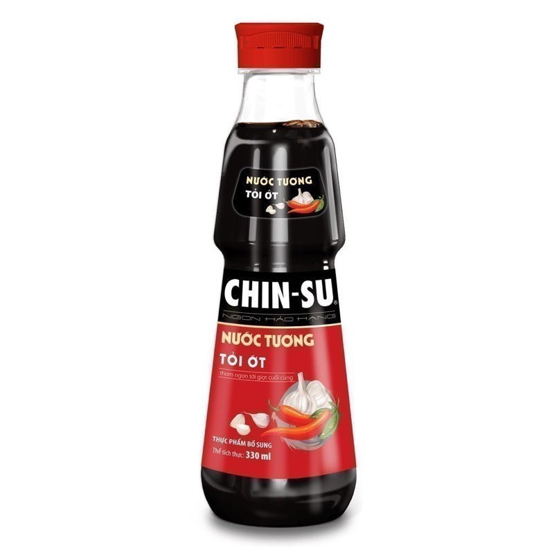 Nước tương tỏi ớt Chinsu 330ml