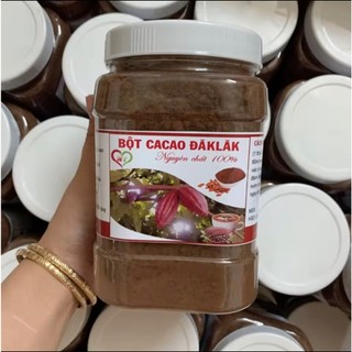 Combo 1kg bột ca cao nguyên chất 100% hủ 500g - denfood