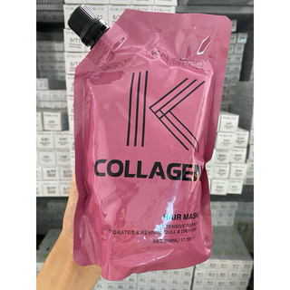 Kem hấp ủ dưỡng collagen phục hồi dành cho tóc kalispro 500ml