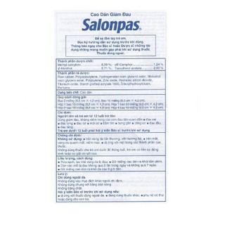 Salonpas Hộp 20 miếng