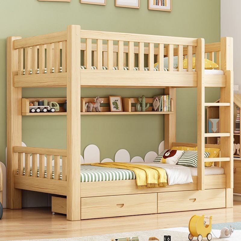 Giường tầng, giường gỗ thông không mối mọt KT 90 x 190 x 160 . | BigBuy360 - bigbuy360.vn