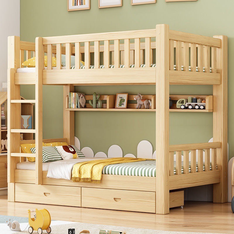 Giường tầng, giường gỗ thông không mối mọt KT 90 x 190 x 160 . | BigBuy360 - bigbuy360.vn