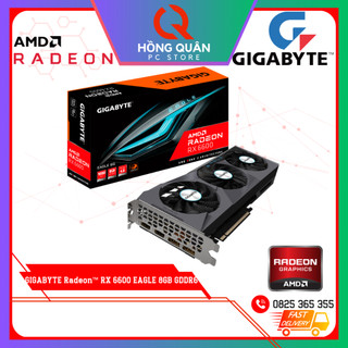 Card màn hình gigabyte radeon rx 6600 eagle 8gb gddr6 new - hàng chính hãng bảo hành 3 năm