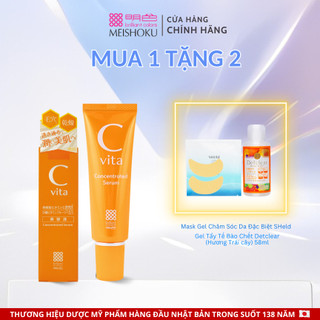 Tinh Chất Chứa Vitamin C Dưỡng Trắng Da & Dưỡng Ẩm MEISHOKU CVita 30ML