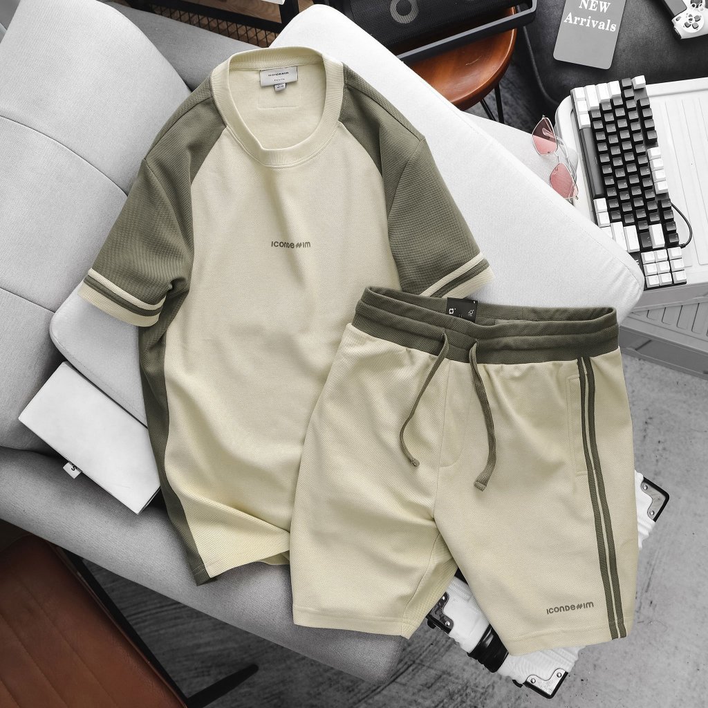 🔥Hot🔥 Bộ quần áo cộc thể thao nam Nam DSQUARED2, set cổ bẻ DSQ2 thun hè nam , bộ đồ nam thun cotton thái cực đẹp