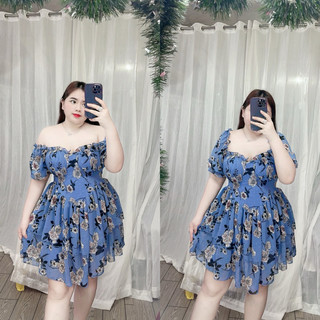 [Bigsize 60-85kg] Đầm cúp ngực tay ngắn (kèm 1 lót quần rời y hình)