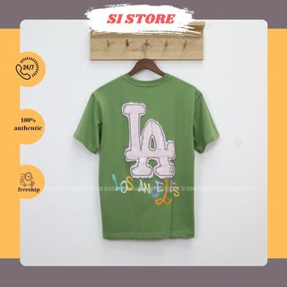 Tee thun new era - la rêu phồng