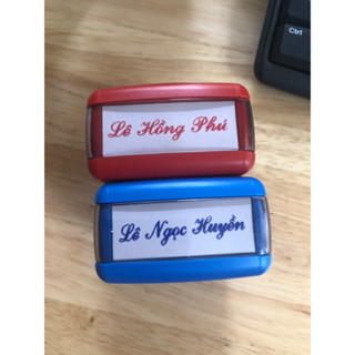 Khắc dấu tên, làm mộc dấu tên 1 dòng hãng Shiny S222 loại tốt, bền đẹp, siêu nét, khắc dấu tên theo yêu cầu