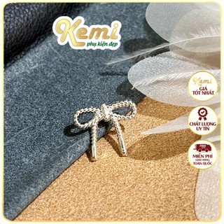 Cúc áo sơ mi, nút khuy hình nơ cài váy nhỏ xinh 2cm