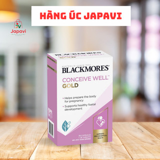 Viên Uống Blackmores Conceive Well Gold, Bổ Trứng và Tăng Khả Năng Thụ Thai Cho Nữ Giới Hộp 50 Viên