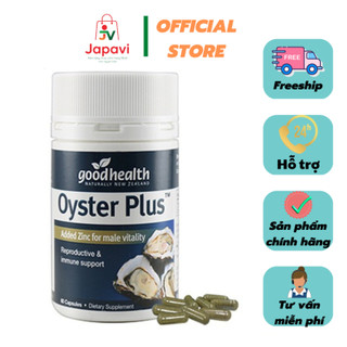 Tinh chất hàu New Zealand Good Health Oyster Plus orihiro tăng cường sinh lý nam giới hộp 60v