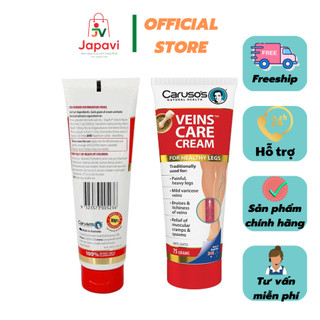 Kem bôi giảm suy giãn tĩnh mạch Carusos Veins Care Cream orihiro Tuýp 75g của Úc