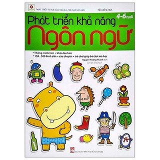 Sách - phát tiển trí tuệ của trẻ qua trò chơi dán hình - phát triển khả năng ngôn ngữ