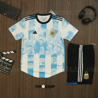 Bộ Quần Áo Bóng Đá Đội Tuyển Argentina xanh 21-22- Áo Đá Bóng Đẹp