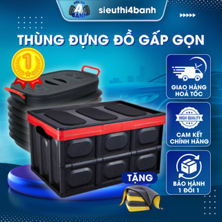 Thùng Gấp Gọn Ô Tô Đựng Đồ Bằng Nhựa, Hộp Đa Năng Để Cốp Xe Hơi Tiện Lợi Siêu Bền Chính Hãng Sieuthi4banh