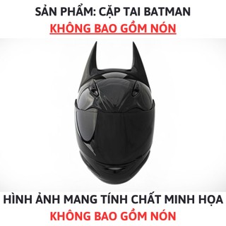 Sừng BATMAN gắn mũ bảo hiểm Cao cấp