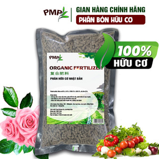 Phân Hữu Cơ Nhật PMP Viên nén tan chậm Cho Rau Sạch, Hoa, Cây Cảnh 1Kg